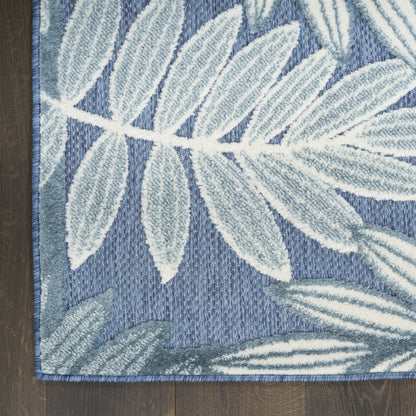 Nourison Home Aloha  Blue  Contemporary