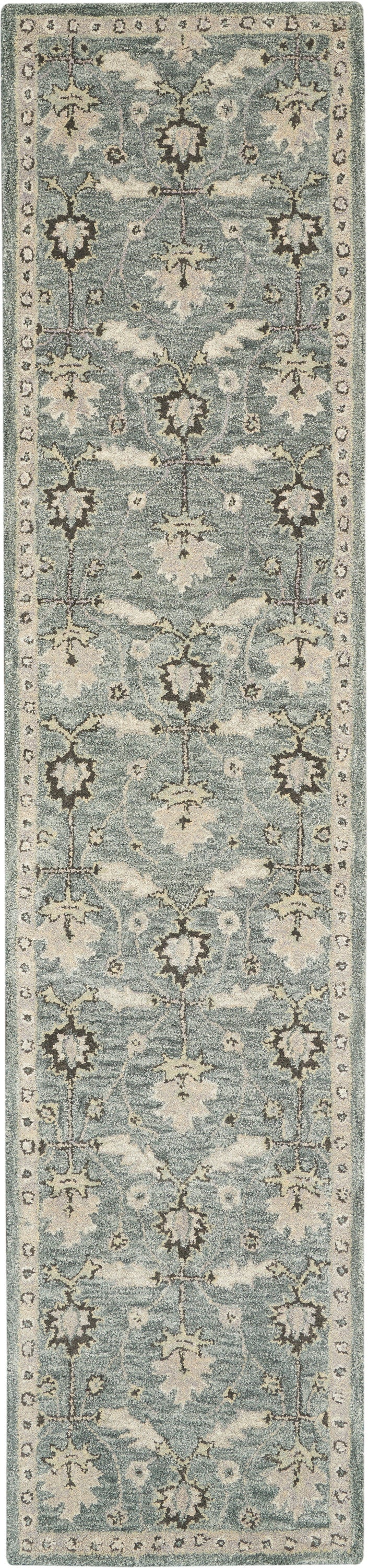 Nourison Home Jazmine  Seafoam  Traditional
