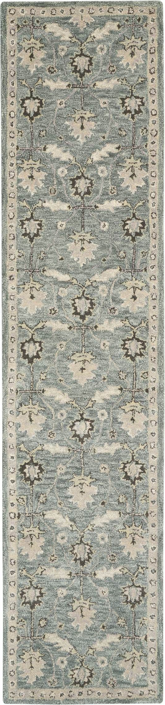 Nourison Home Jazmine  Seafoam  Traditional
