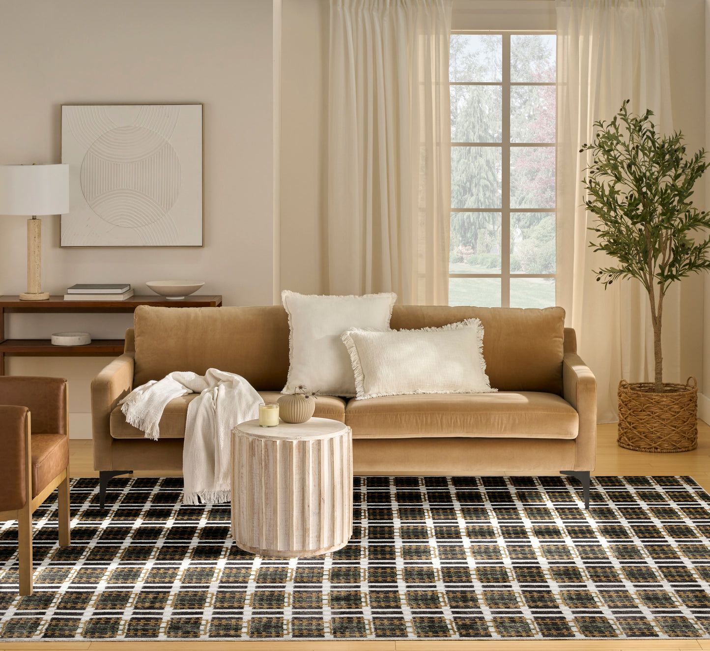 Nourison Home Nordic  Charcoal Multicolor  Contemporary