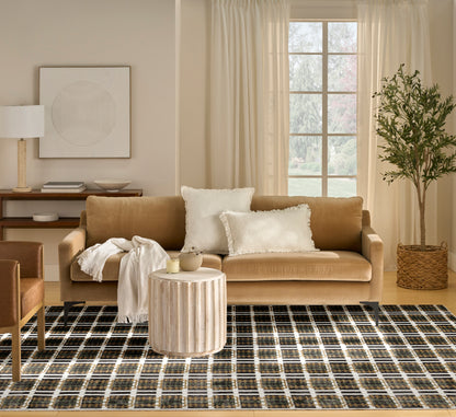 Nourison Home Nordic  Charcoal Multicolor  Contemporary