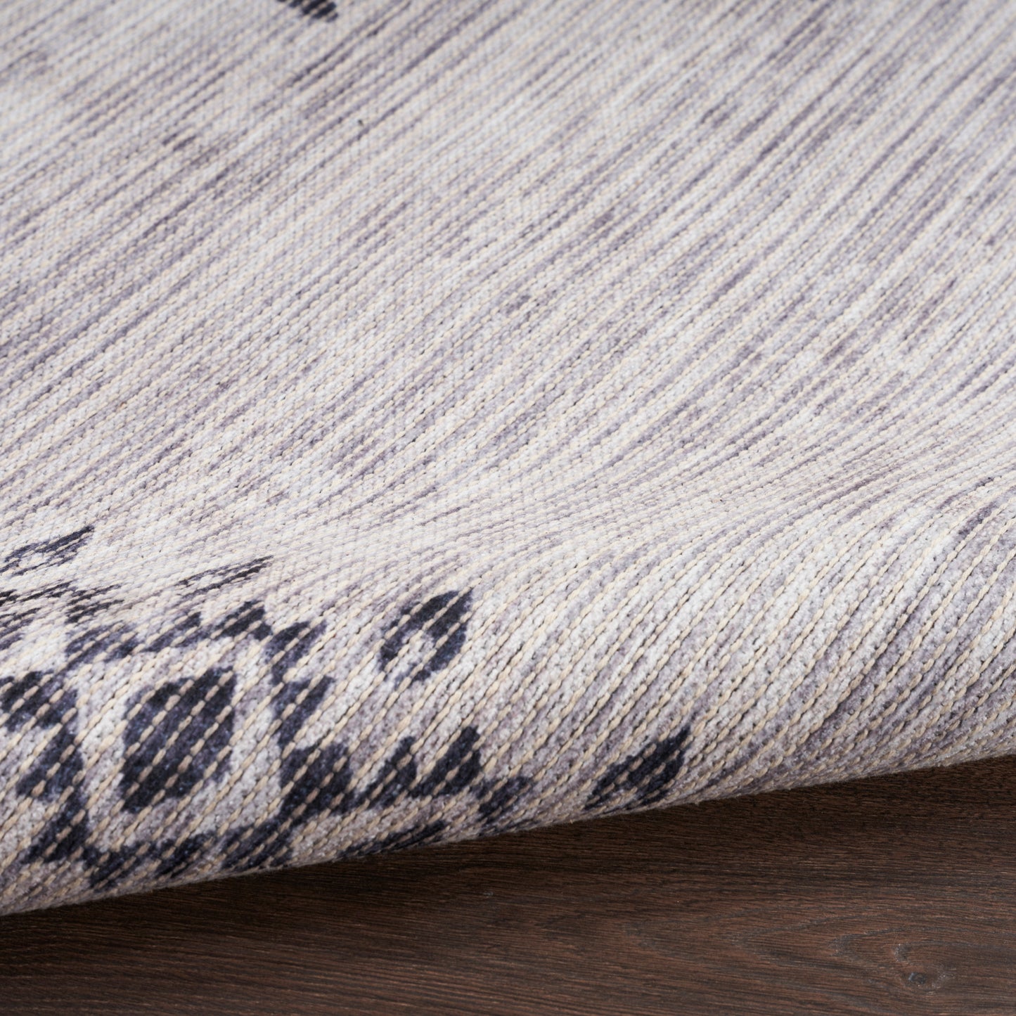 Nourison Home New Concept Washables  Ivory Charcoal  Contemporary