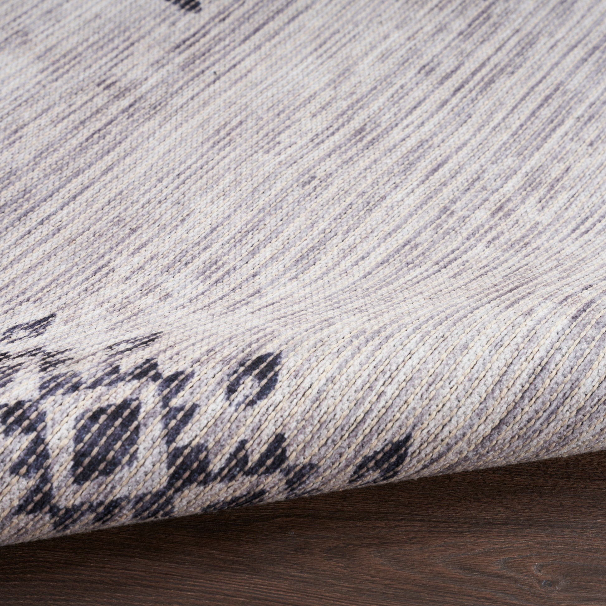 Nourison Home New Concept Washables  Ivory Charcoal  Contemporary