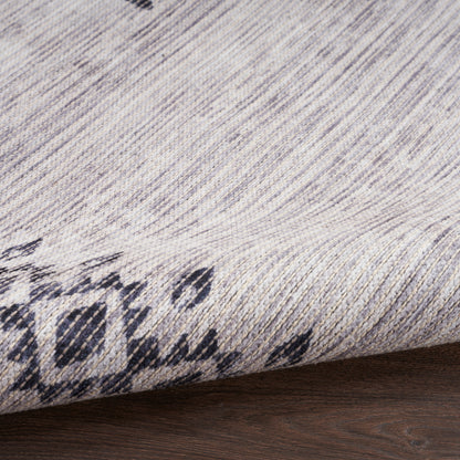Nourison Home New Concept Washables  Ivory Charcoal  Contemporary