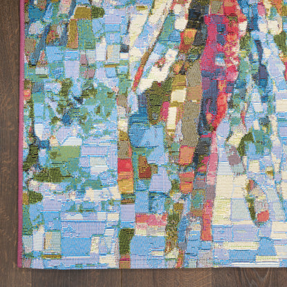 Nourison Home Color Splash  Multicolor  Contemporary