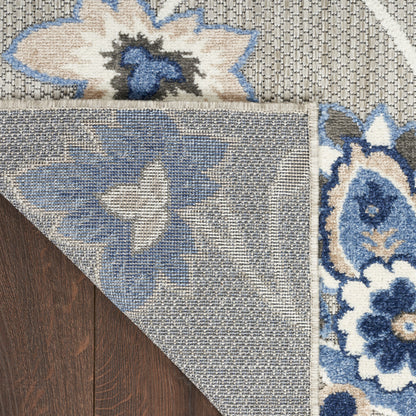 Nourison Home Aloha  Blue Grey  Contemporary