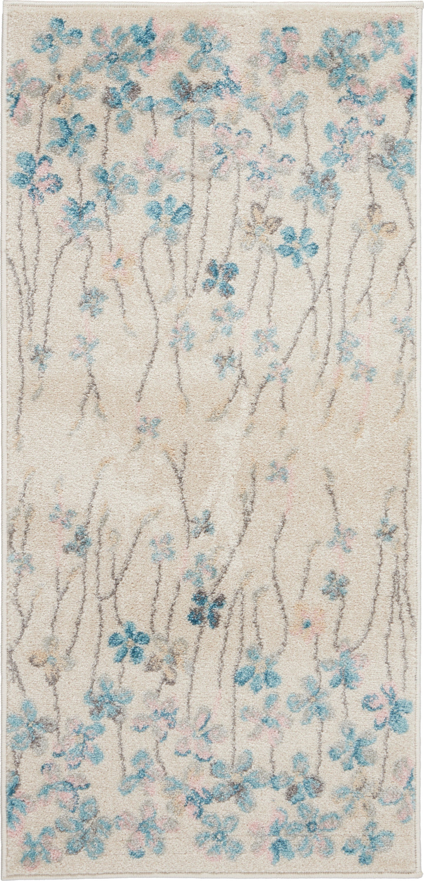 Nourison Home Tranquil TRA04 Ivory Contemporary Power-loomed Rug