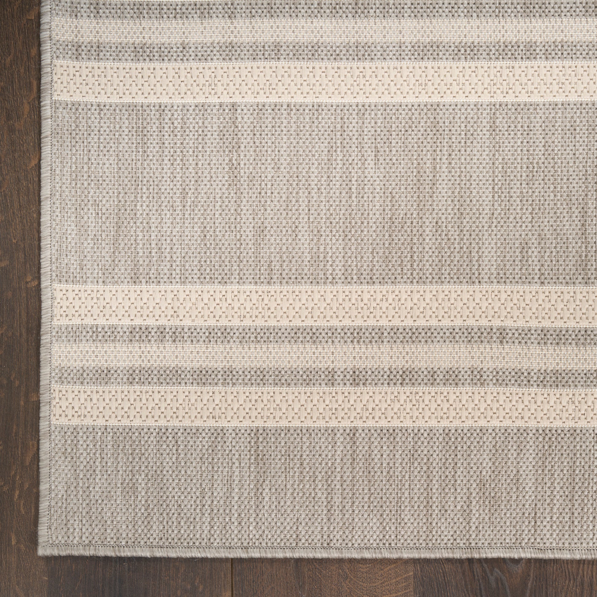 Nourison Home Horizon Indoor/Outdoor  Grey  Contemporary