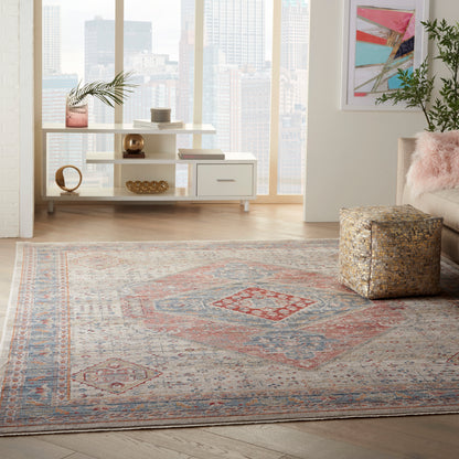 Nourison Home Homestead  Blue Grey  Traditional