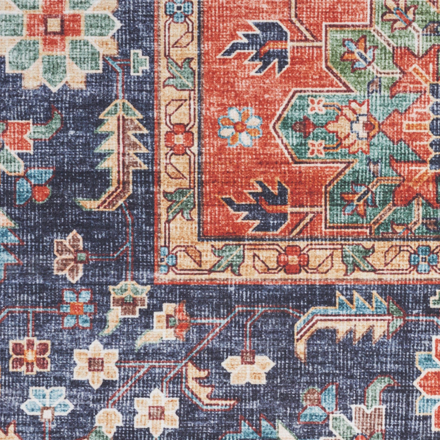 Nourison Home Fulton  Rust  Traditional