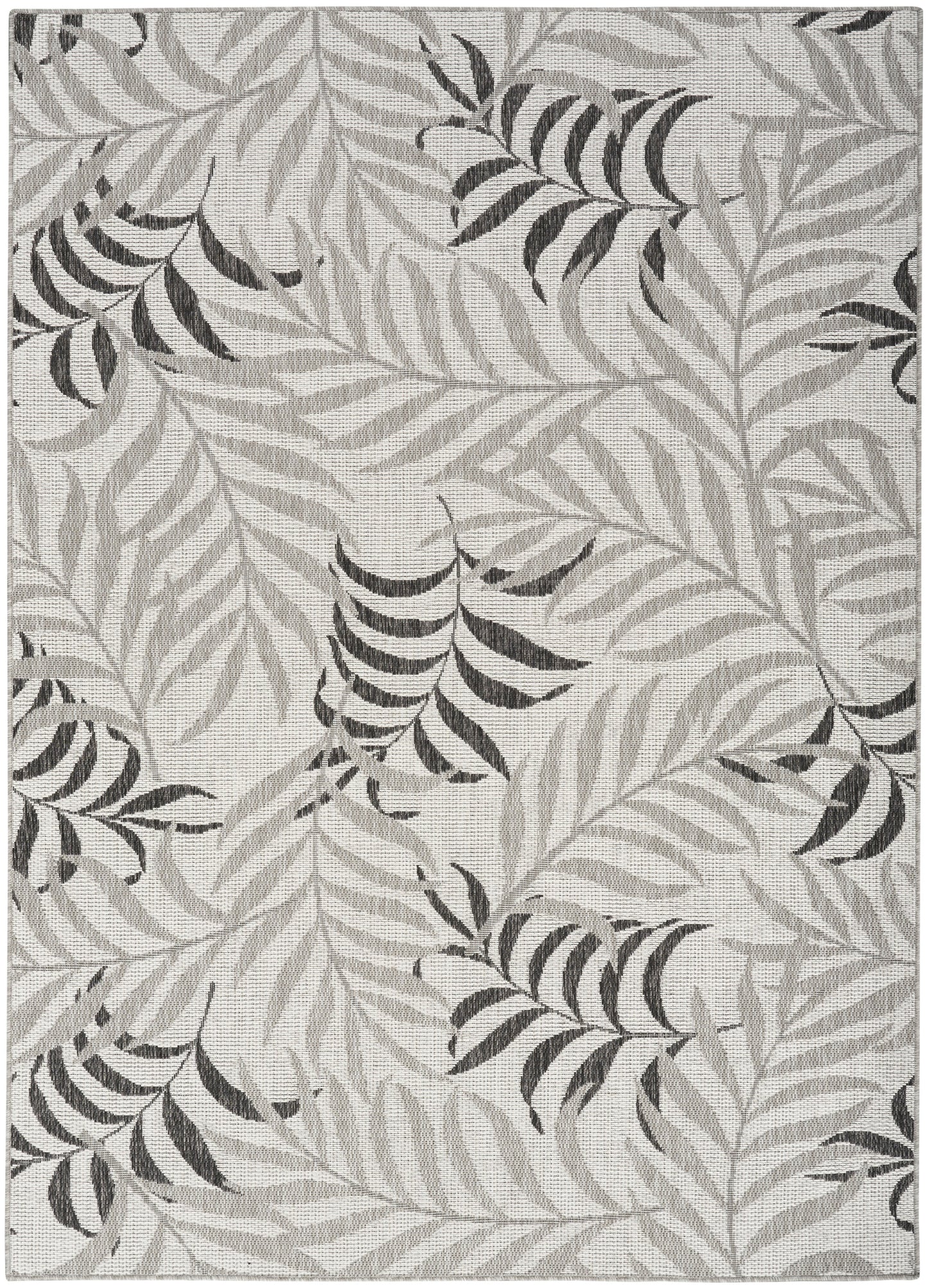 Nourison Home Garden Oasis GOA01 Grey Contemporary Power-loomed Rug