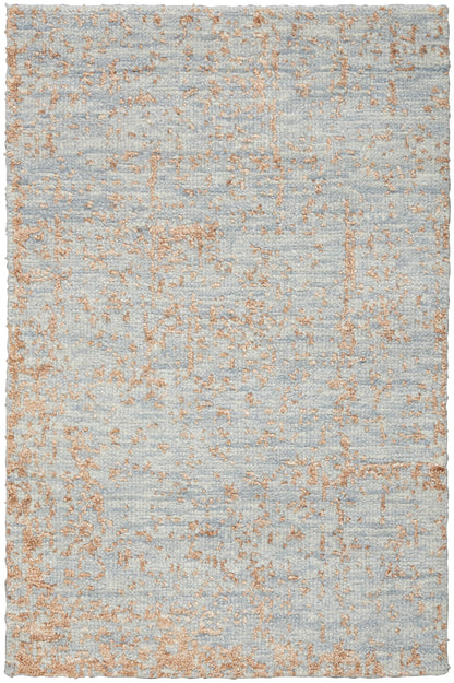 Nourison Home Luna LUN01 Blue Mocha Contemporary Hand Knotted Rug