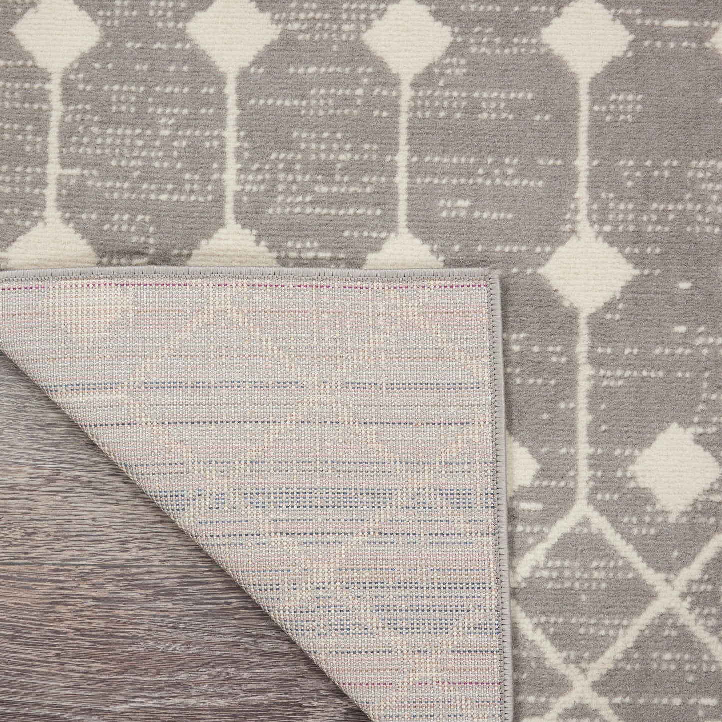 Nourison Home Grafix  Grey  Transitional