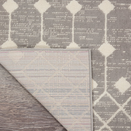 Nourison Home Grafix  Grey  Transitional