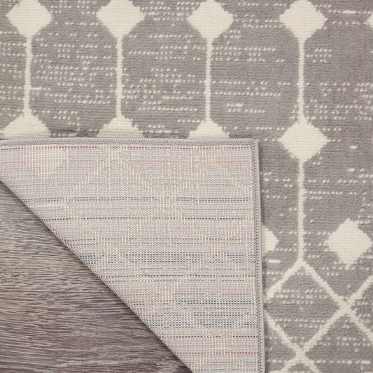 Nourison Home Grafix  Grey  Transitional