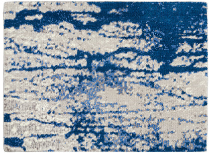 Nourison Home Twilight TWI29 Ivory Blue Contemporary Power-loomed Rug