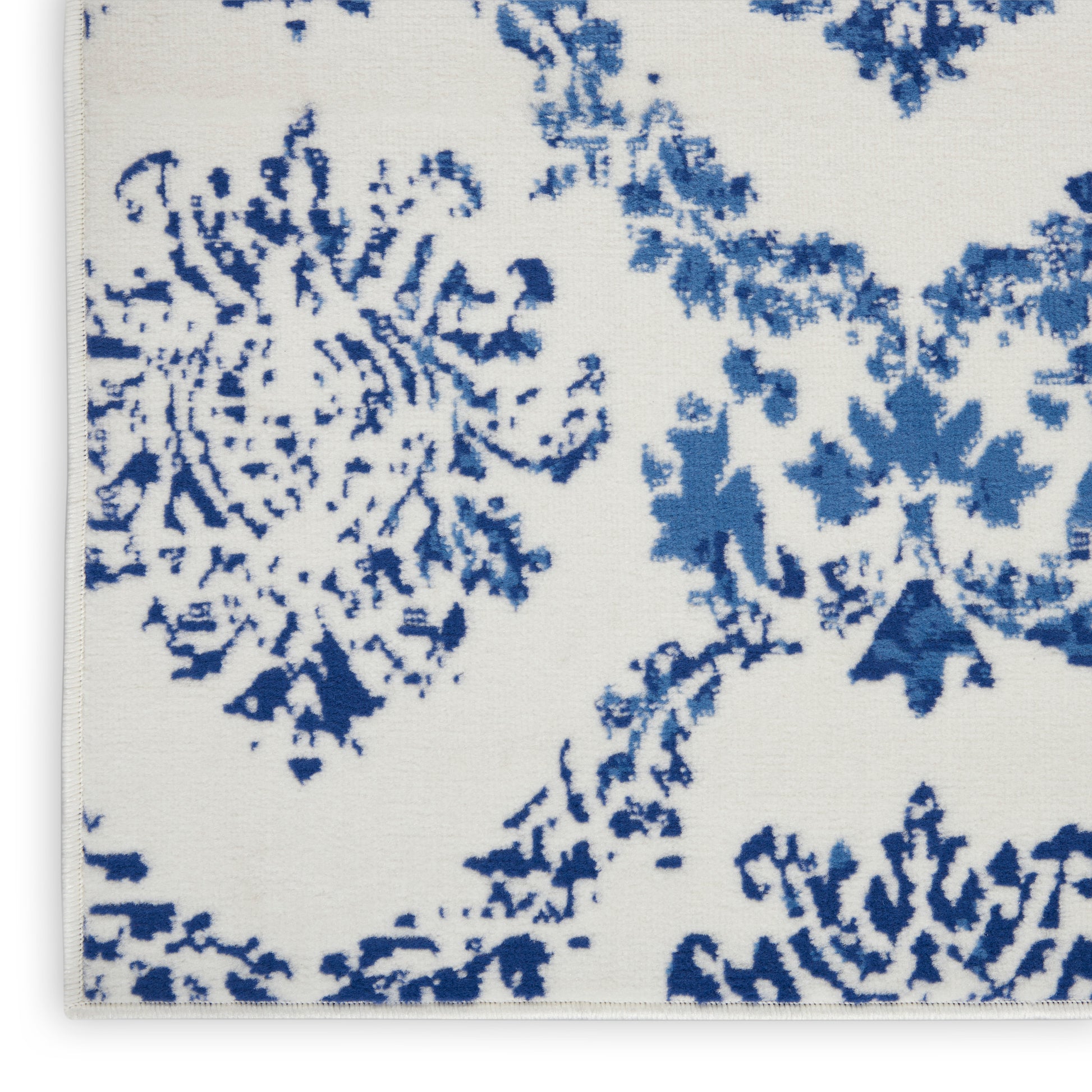 Nourison Home Whimsicle  Ivory Navy  Contemporary