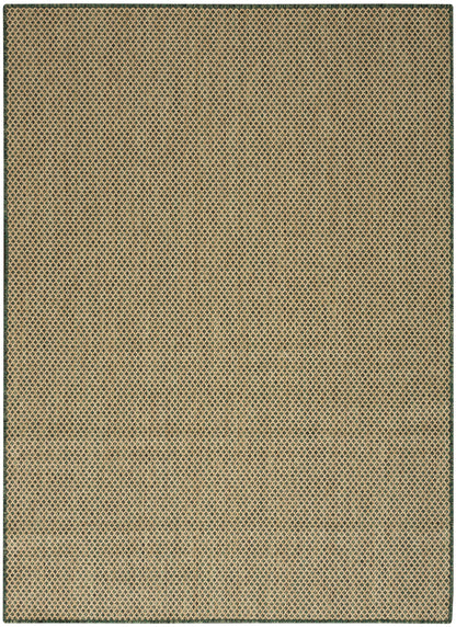 Nourison Home Courtyard COU01 Green Contemporary Power-loomed Rug