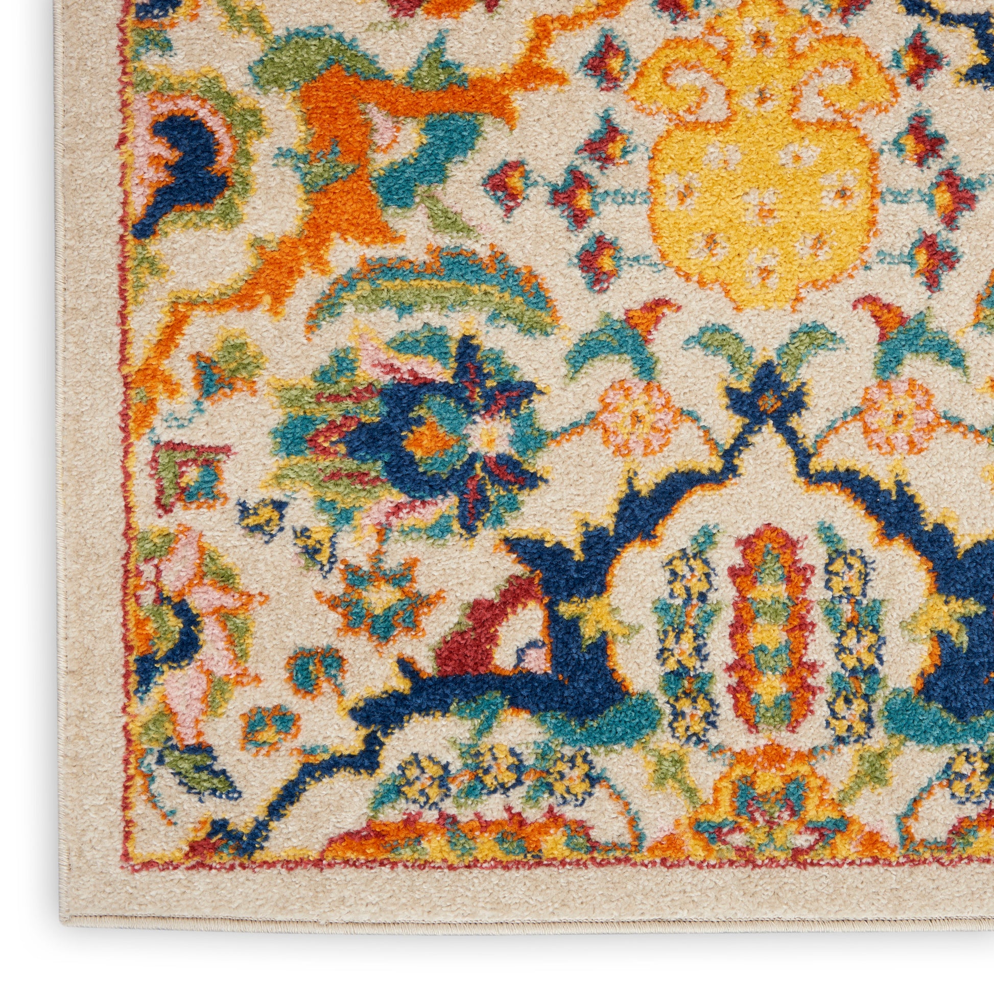 Nourison Home Allur  Ivory Multicolor  Transitional