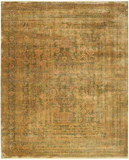 Nourison Home Luxurious LRS01 Olive Traditional Loom-woven Rug