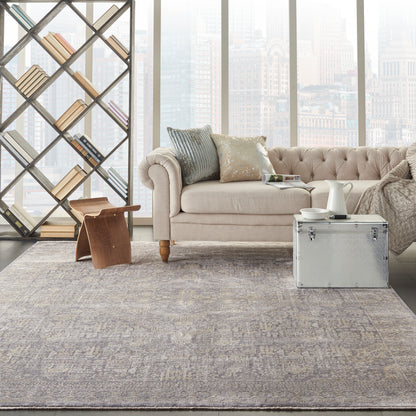 Nourison Home Lustrous Weave  Grey Beige  