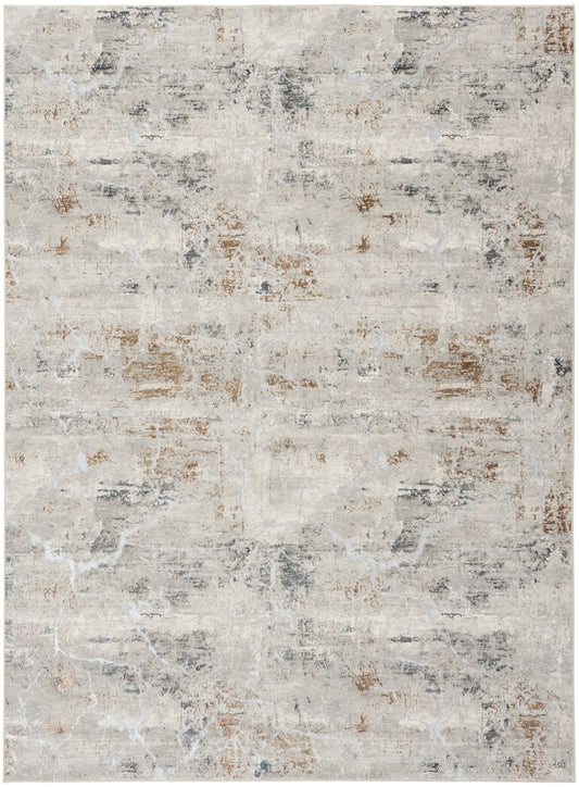 Nourison Home Glitz  Grey Multicolor  Contemporary