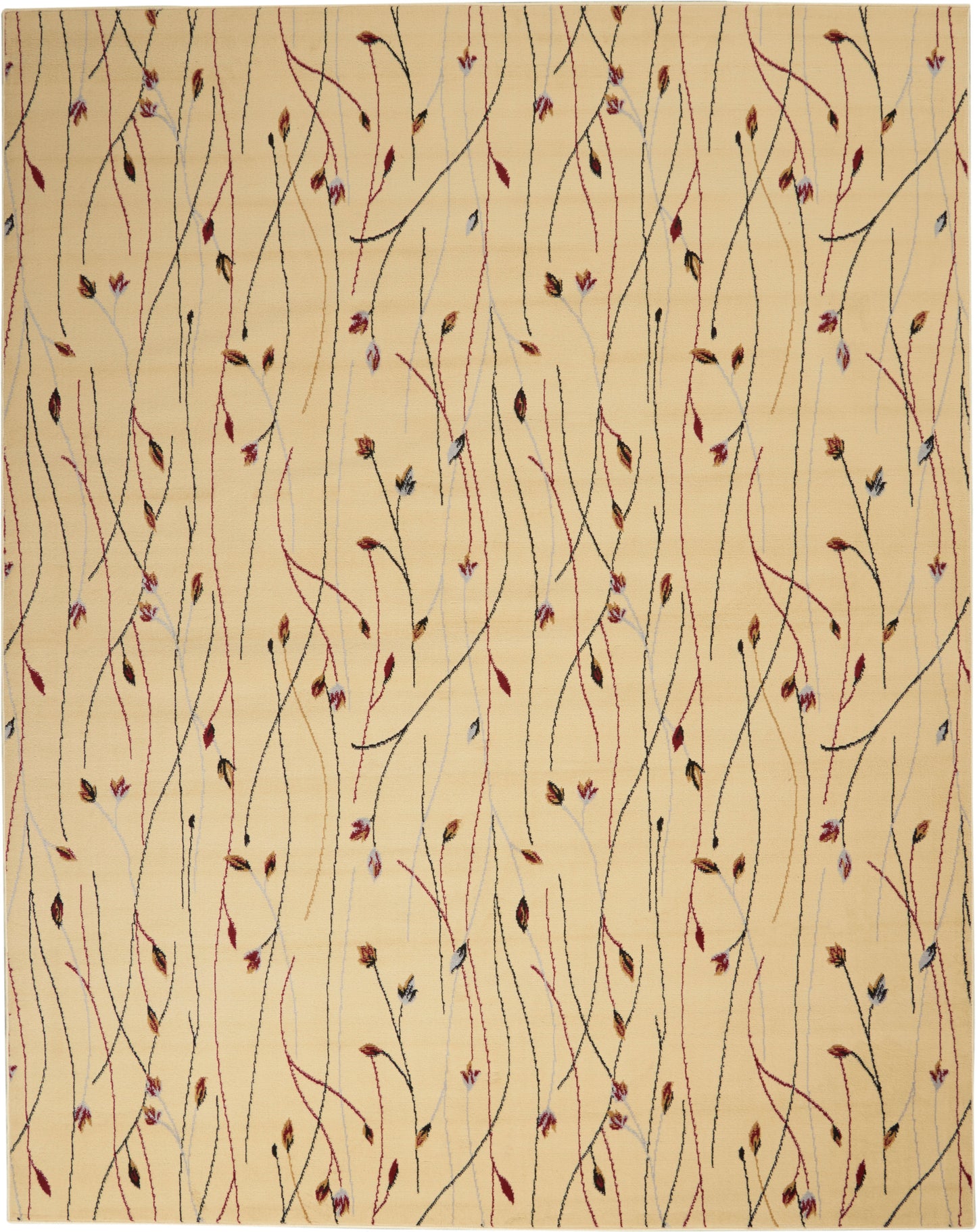 Nourison Home Grafix  Cream  Contemporary