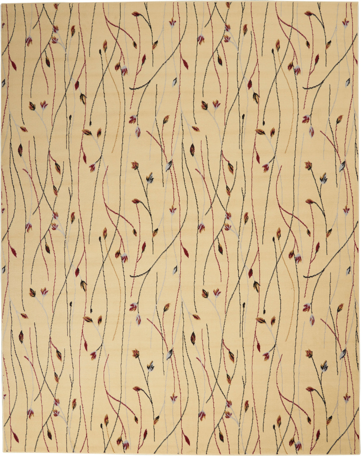 Nourison Home Grafix  Cream  Contemporary