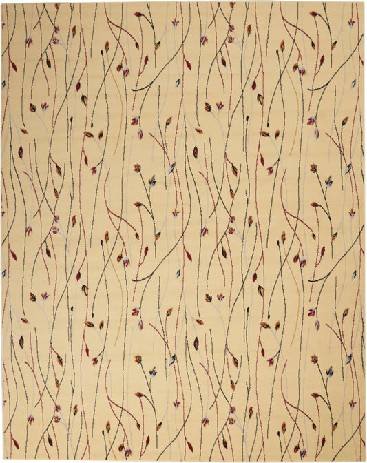 Nourison Home Grafix  Cream  Contemporary