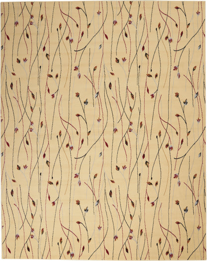 Nourison Home Grafix  Cream  Contemporary