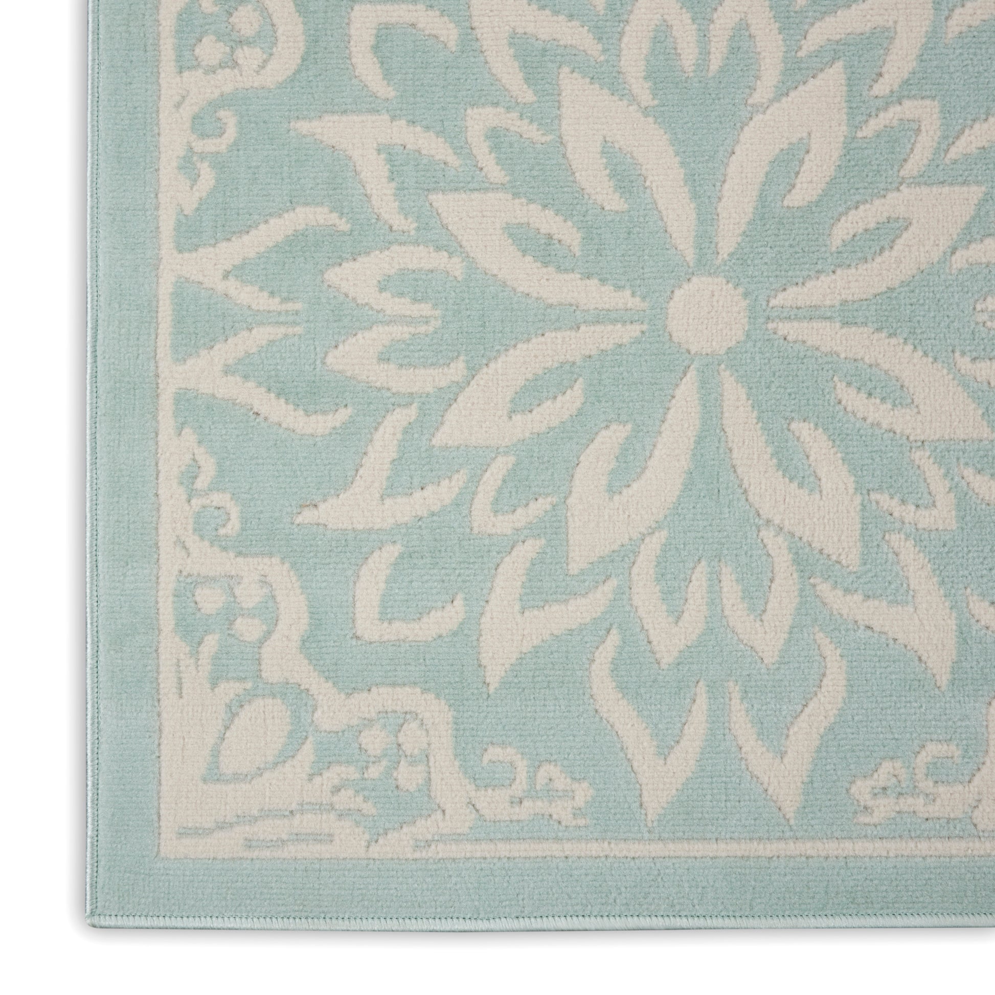 Nourison Home Jubilant  Ivory Green  Transitional