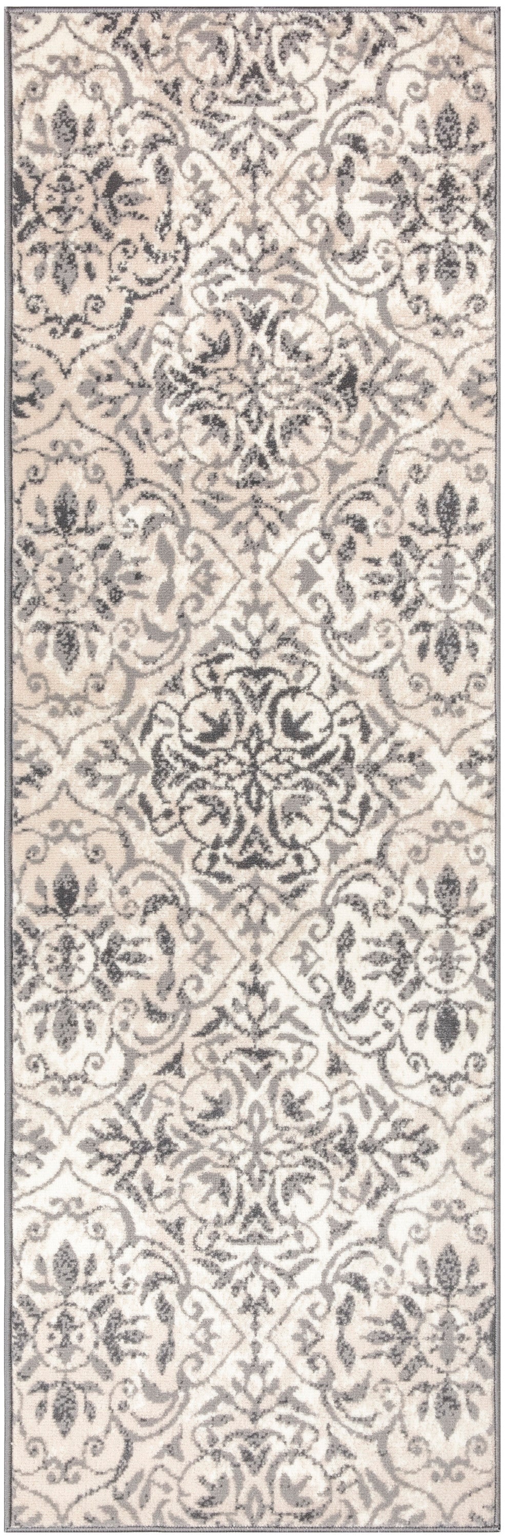 Nourison Home Jubilant  Ivory Grey  Contemporary