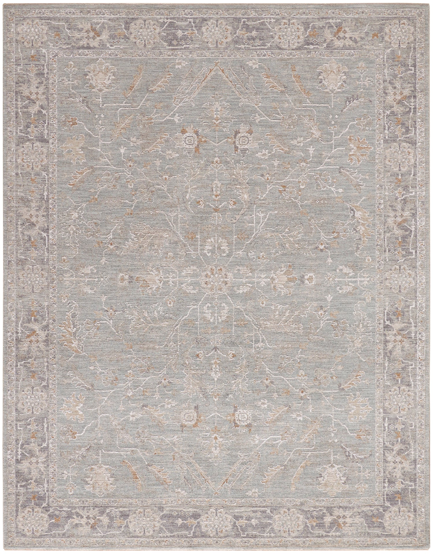 Nourison Home Infinite  Blue Ivory  Traditional