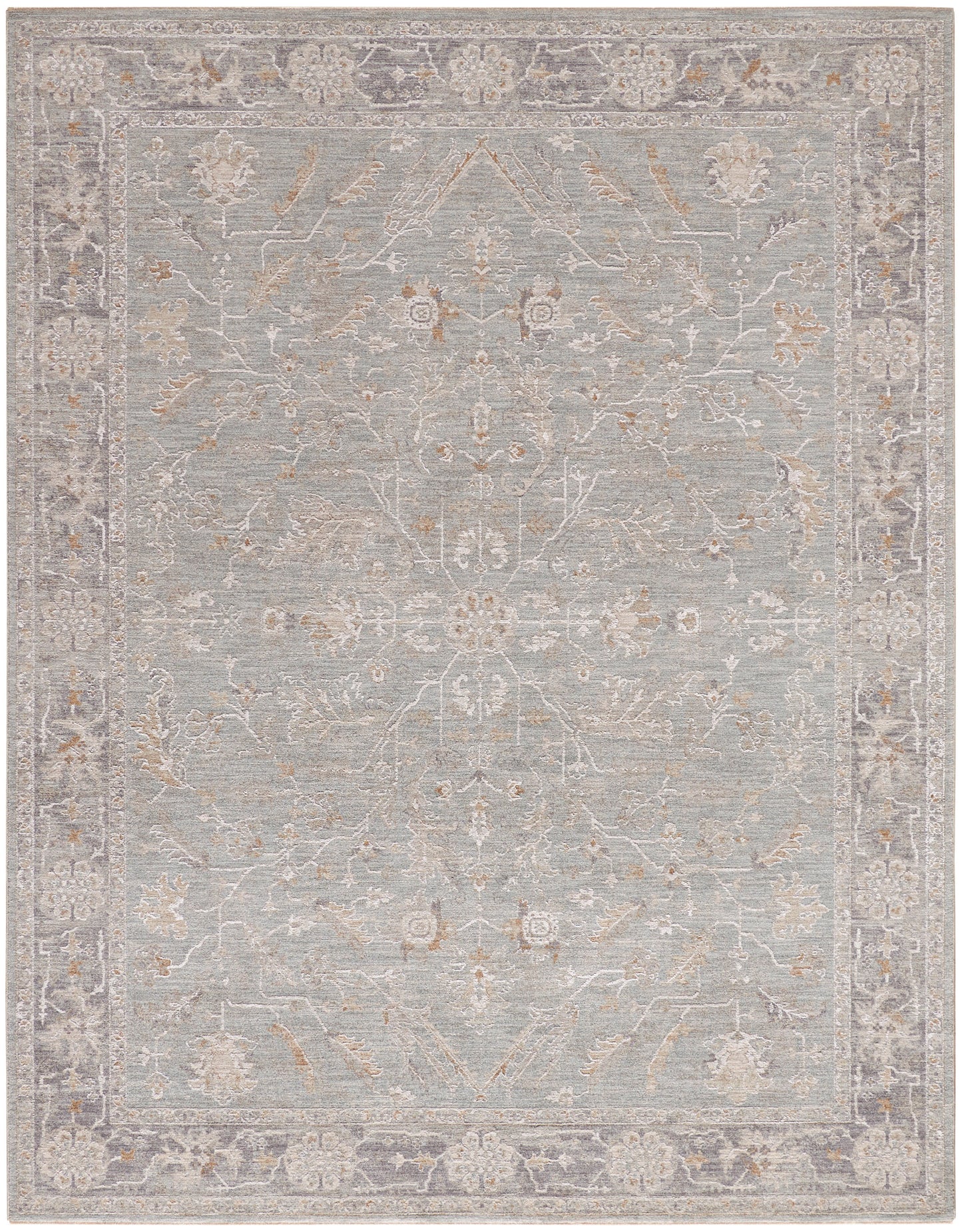 Nourison Home Infinite  Blue Ivory  Traditional