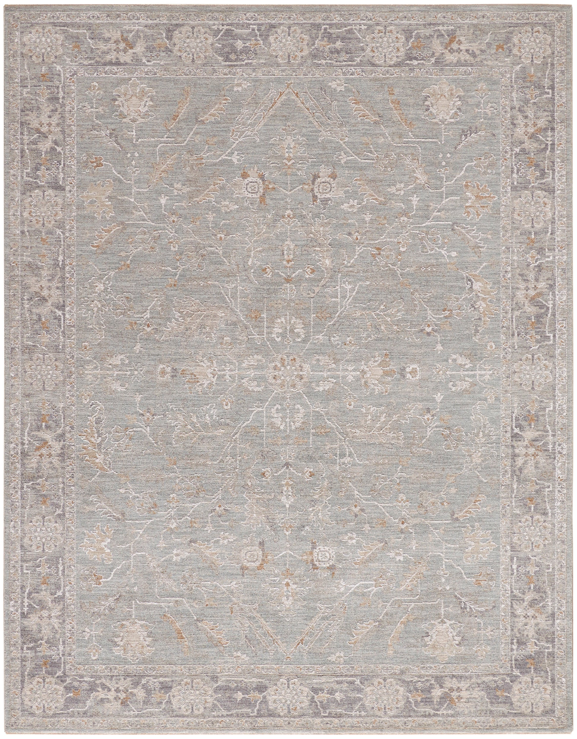 Nourison Home Infinite  Blue Ivory  Traditional