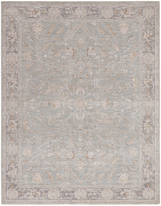 Nourison Home Infinite  Blue Ivory  Traditional