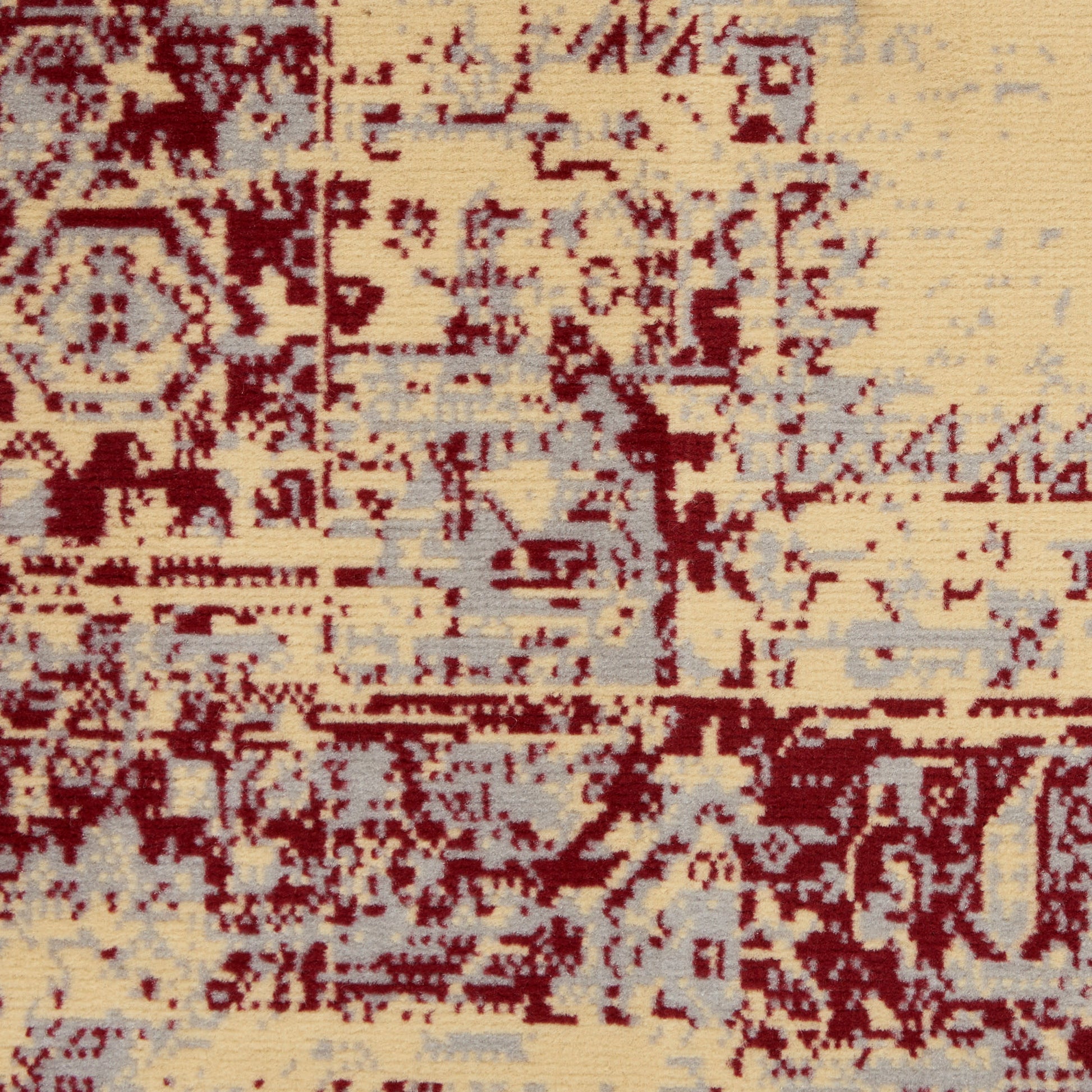 Nourison Home Grafix  Cream Red  Transitional