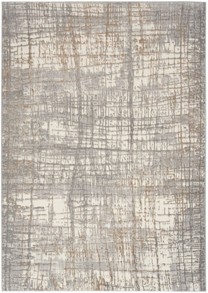 Calvin Klein CK950 Rush CK950 Ivory Grey Contemporary Power-loomed Rug