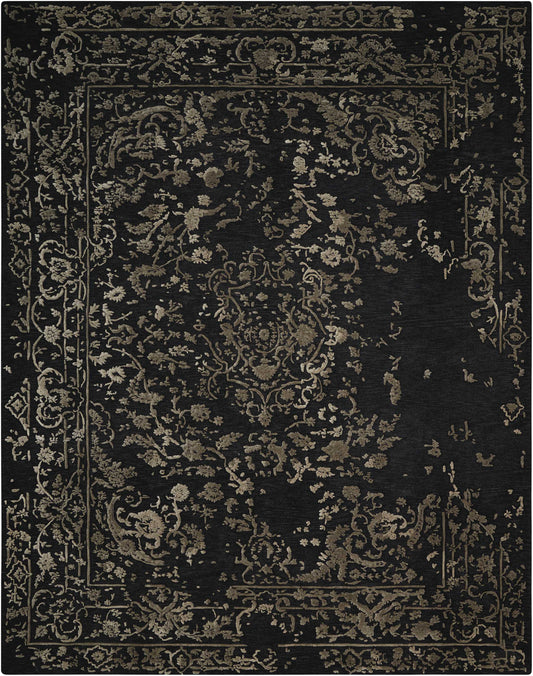Nourison Home Opaline  Midnight Silver  Transitional