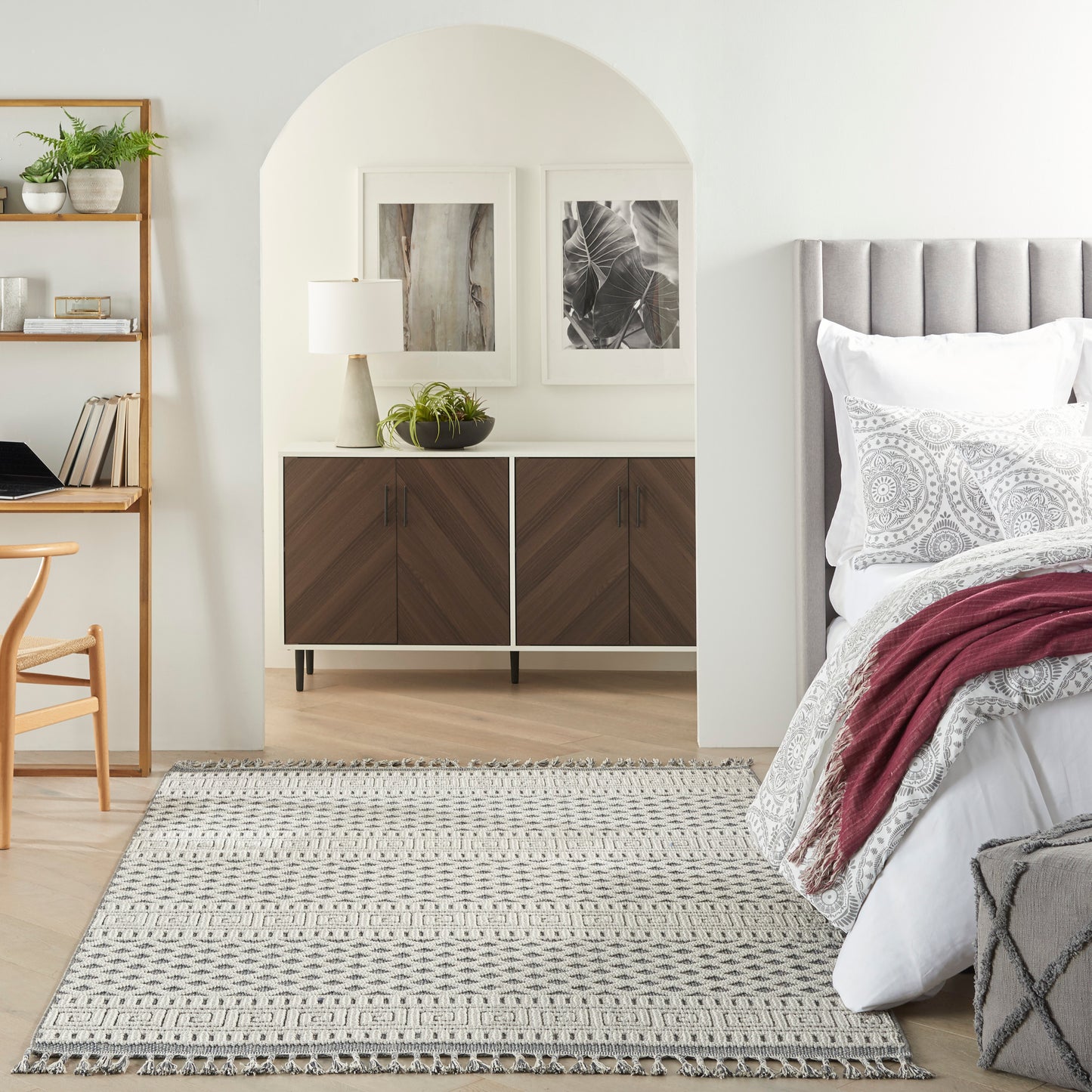 Nourison Home Paxton  Ivory Slate  Contemporary