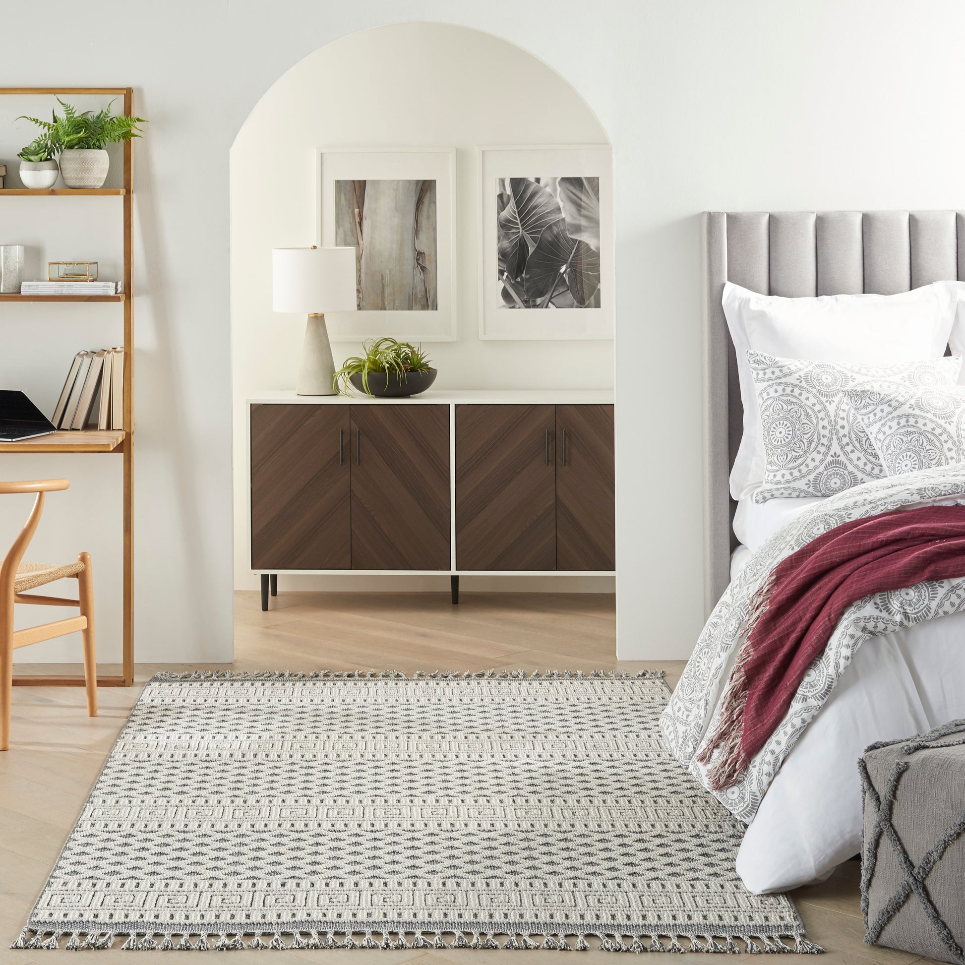 Nourison Home Paxton  Ivory Slate  Contemporary