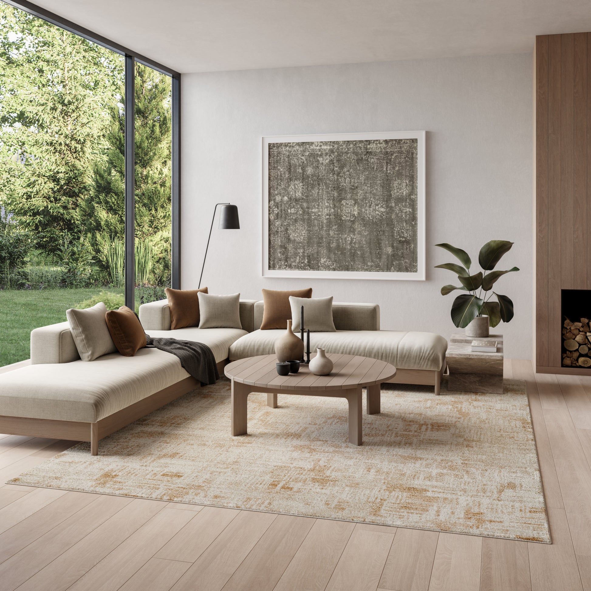 Nourison Home Dekor  Ivory Taupe  Contemporary
