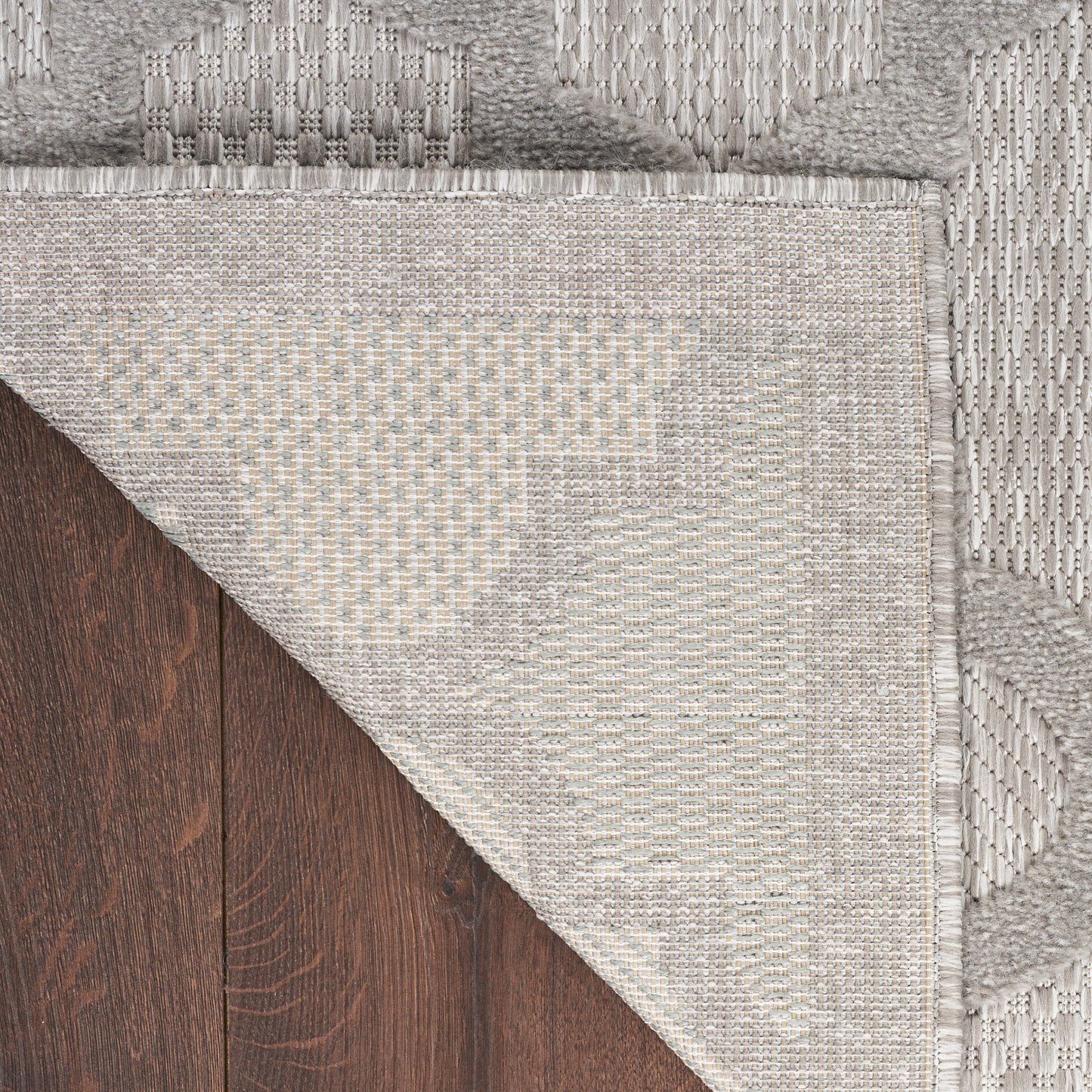 Nourison Home Easy Care  Silver Grey  Contemporary