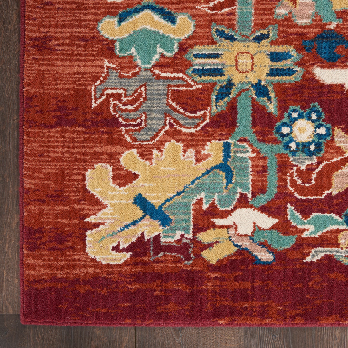 Nourison Home Parisa  Brick  Traditional