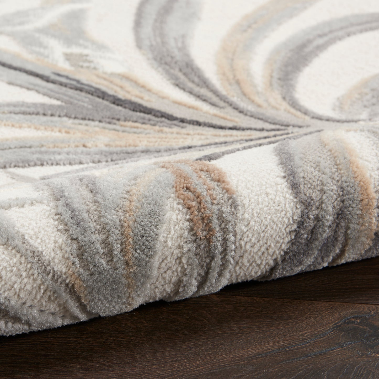 Nourison Home Seaside  Ivory Grey  Contemporary