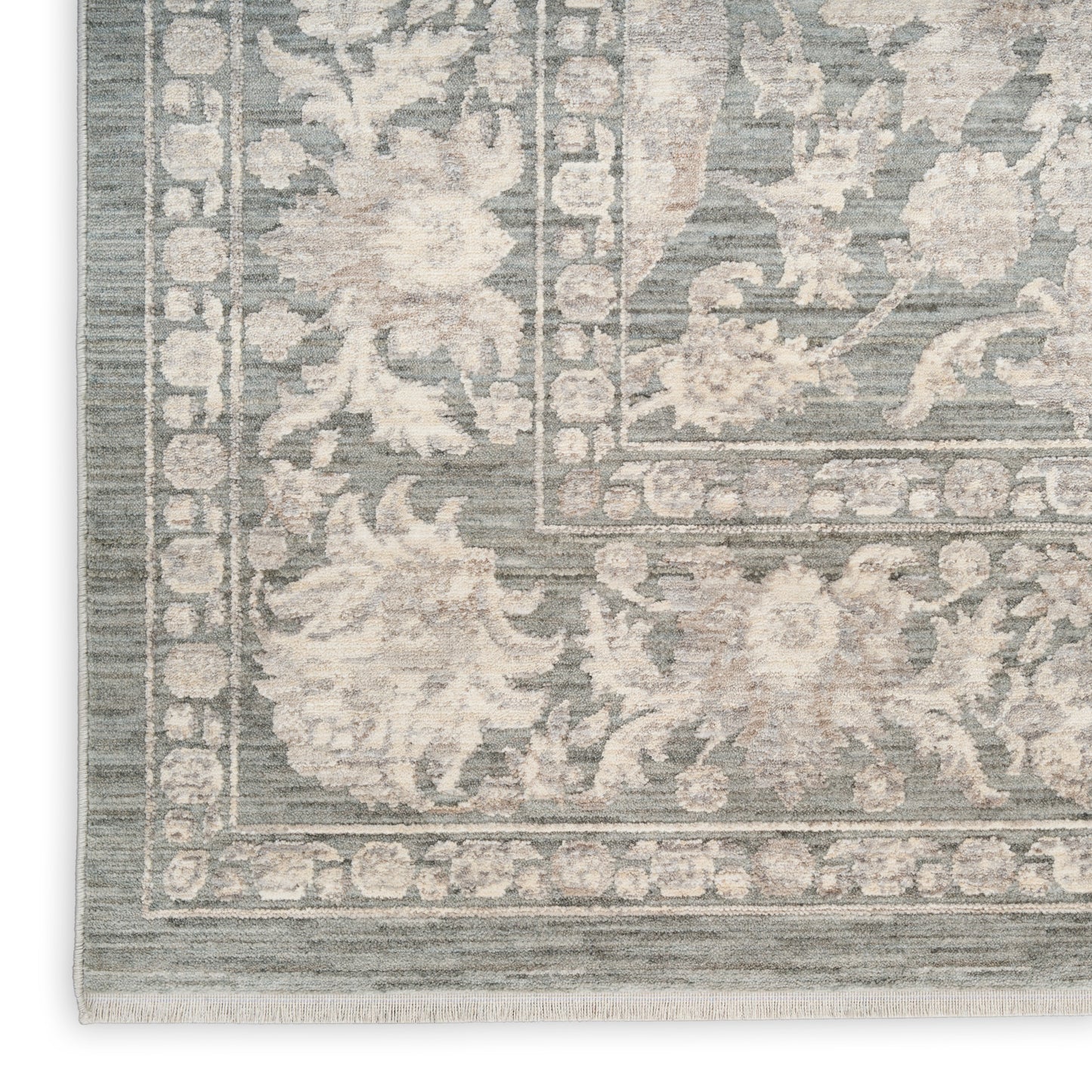 Nourison Home Shadows  Sage Ivory  Traditional