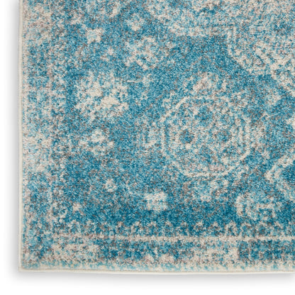 Nourison Home Tranquil  Lt.Blue Ivory  Traditional