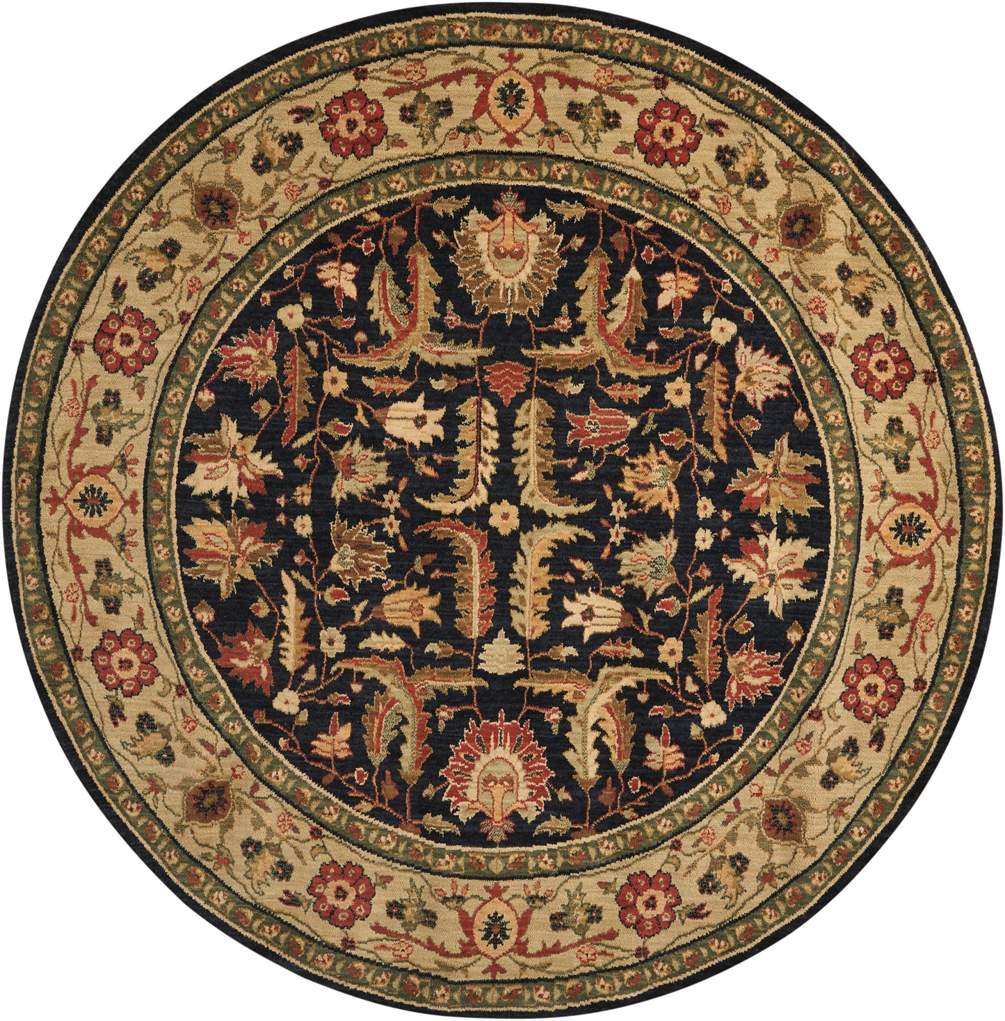 Nourison Home Living Treasures LI14 Midnight  Loom-woven Rug