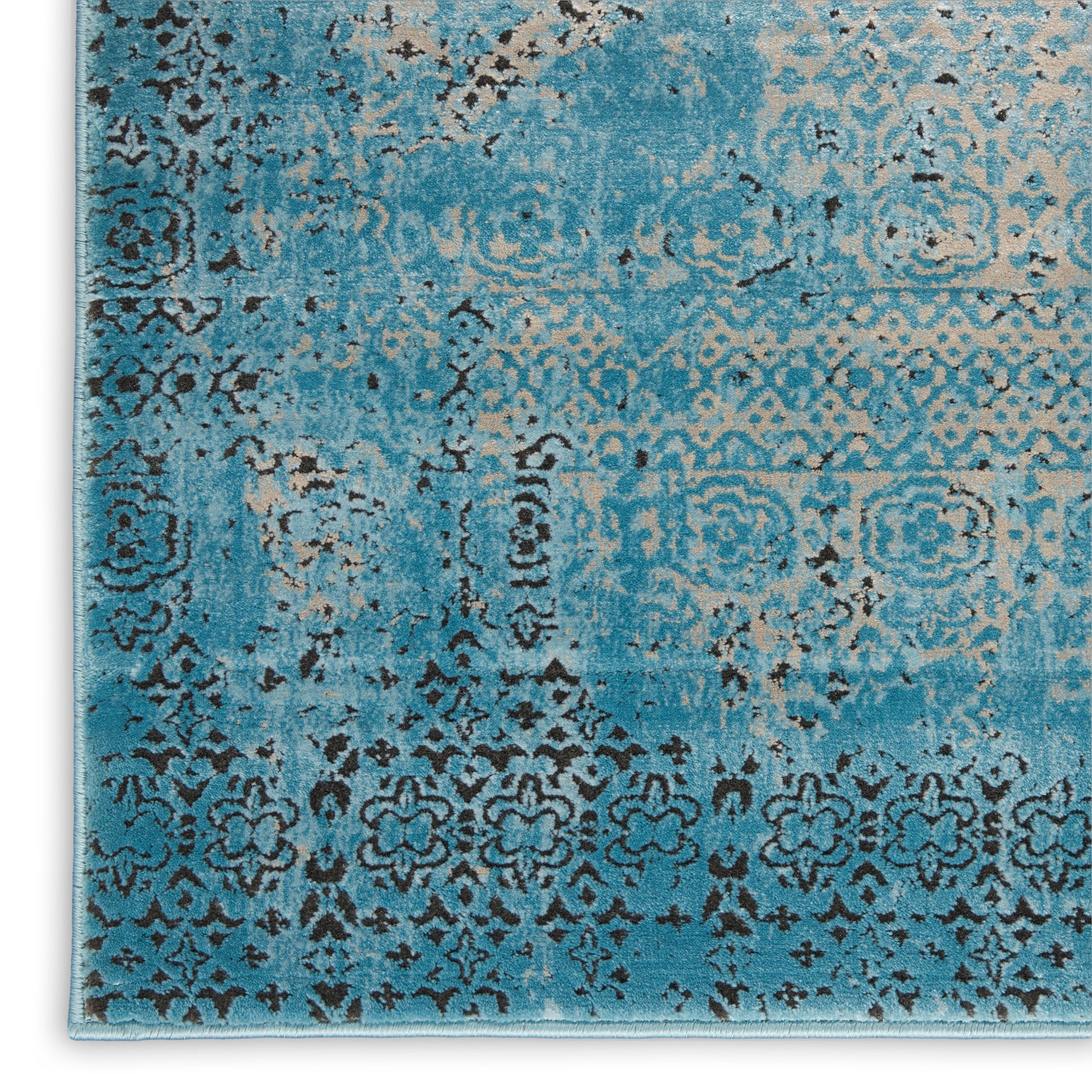 Nourison Home Karma  Blue  Traditional