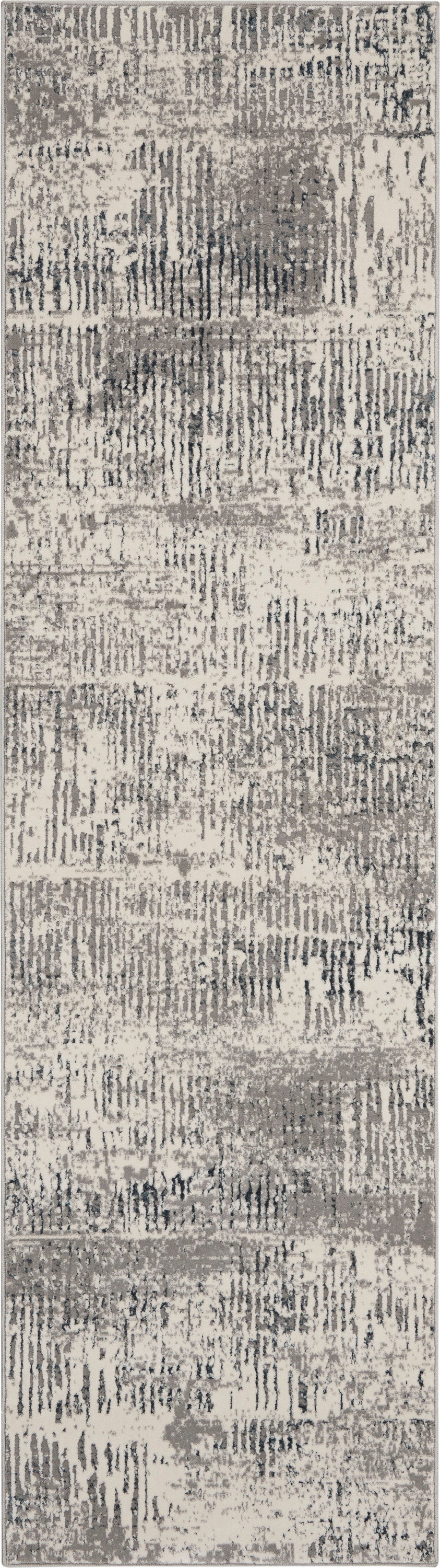 Michael Amini MA90 Uptown UPT03 Ivory Grey Contemporary Power-loomed Rug